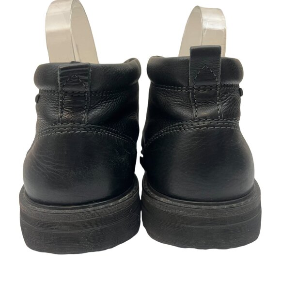 Ecco Men's Turn GTX Black Leather &‎ GorTex Tie Chukka Boots Size 13 - Picture 3 of 7